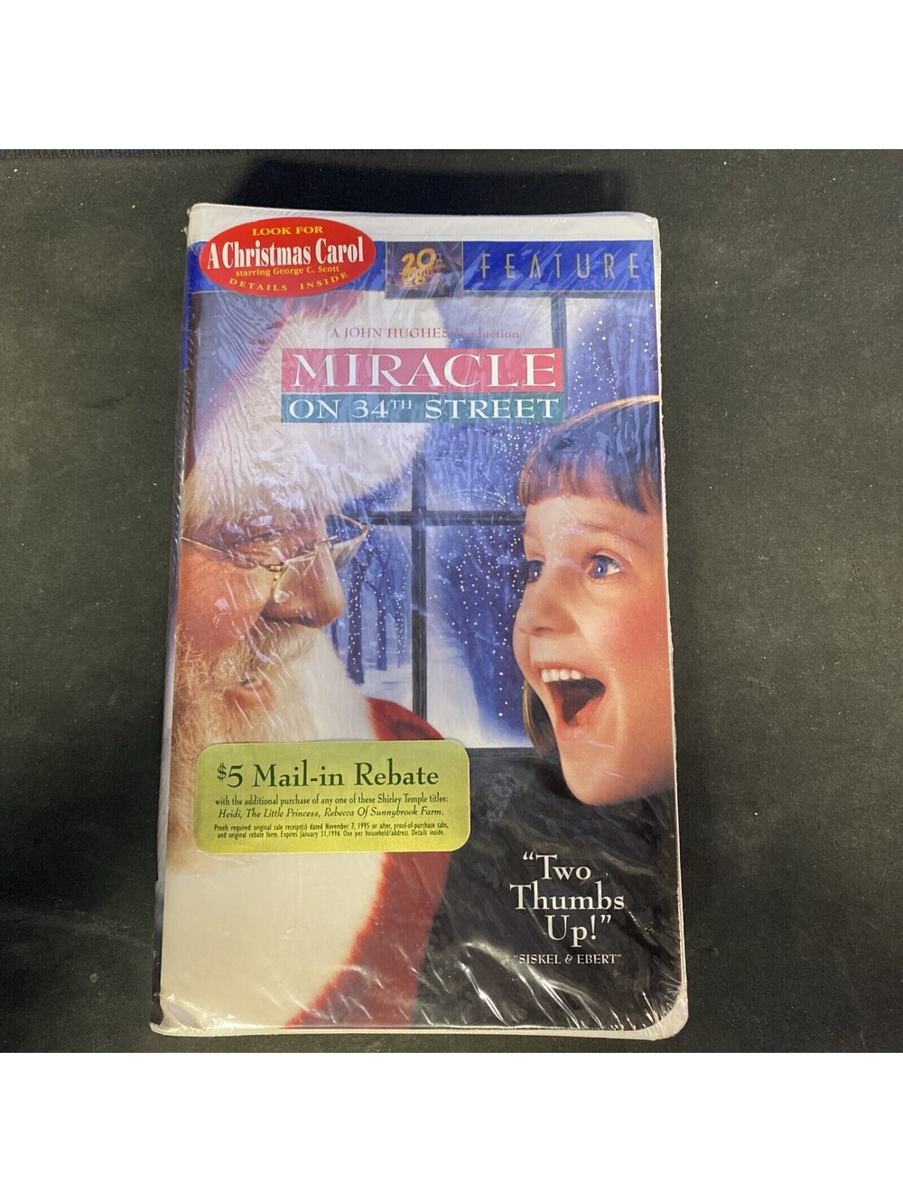 Miracle on 34th Street (Clamshell VHS, 1995) Sealed